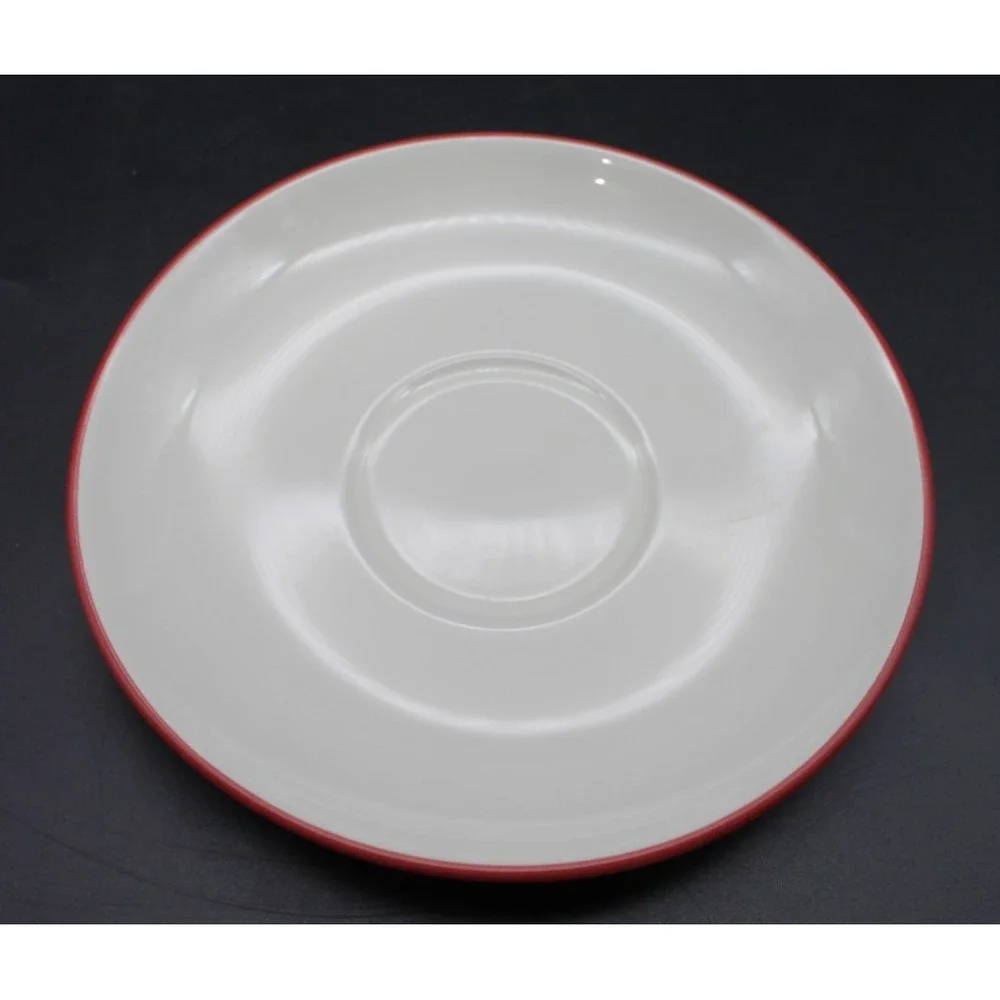 Noritake Colorwave Raspberry Espresso Cup & Saucer Set Stoneware Red